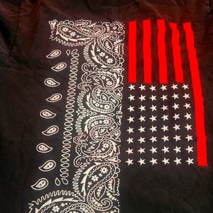 Bandana flag shirt